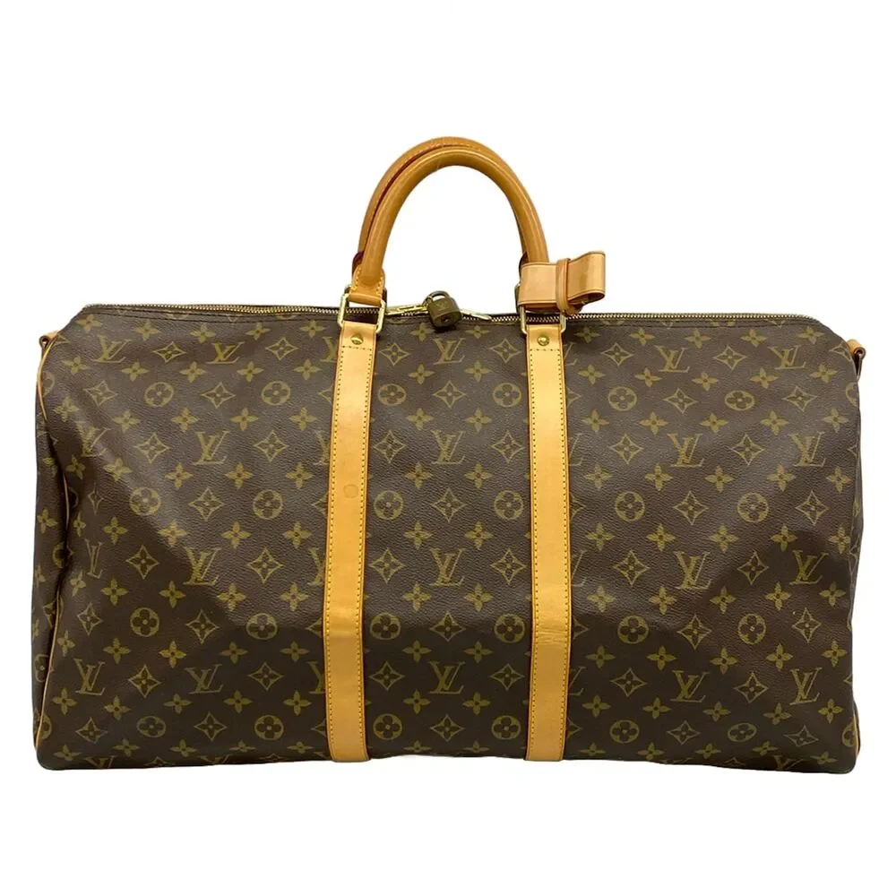 Louis Vuitton Keepall Bandouliere 55 Monogram Boston Bag M41414
